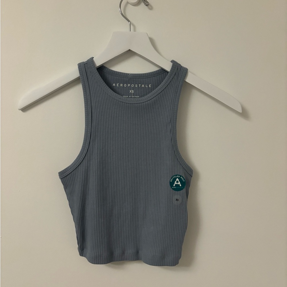 NWT aeropostale blue cropped tank